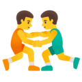 Men Wrestling Emoji Google