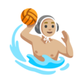 Man Playing Water Polo Emoji Google