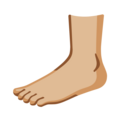 Foot Emoji Google