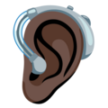 Ear With Hearing Aid Emoji Google