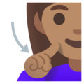 Deaf Woman Emoji Google