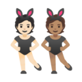 People With Bunny Ears Emoji Google