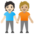 People Holding Hands Emoji Google
