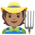 Farmer Emoji Google