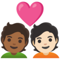 Couple With Heart Emoji Google