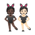 People With Bunny Ears Emoji Google