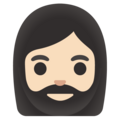 Woman Beard Emoji Google