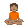 Person In Lotus Position Emoji Google