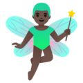 Man Fairy Emoji Google