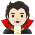 Vampire Emoji Google