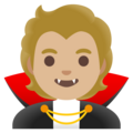 Vampire Emoji Google