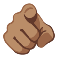 Index Pointing At The Viewer Emoji Google