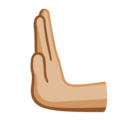 Leftwards Pushing Hand Emoji Google