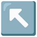 Up Left Arrow Emoji Google