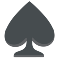 Spade Suit Emoji Google