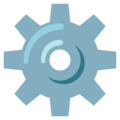 Gear Emoji Google