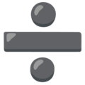 Divide Emoji Google