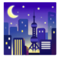 Night With Stars Emoji Huawei