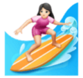 Woman Surfing Emoji Huawei
