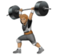 Person Lifting Weights Emoji Huawei