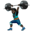 Man Lifting Weights Emoji Huawei