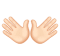 Open Hands Emoji Huawei