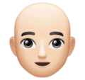 Man Bald Emoji Huawei