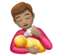 Man Feeding Baby Emoji Huawei