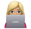 Woman Technologist Emoji Huawei