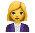 Woman Office Worker Emoji Huawei