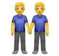 Men Holding Hands Emoji Huawei