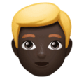 Man Blond Hair Emoji Huawei