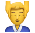 Man Getting Massage Emoji Huawei