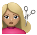 Woman Getting Haircut Emoji Huawei