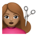 Woman Getting Haircut Emoji Huawei