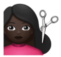 Woman Getting Haircut Emoji Huawei