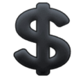 Heavy Dollar Sign Emoji Huawei