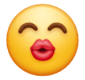 Kissing Face With Smiling Eyes Emoji Huawei