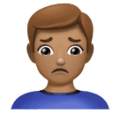Man Frowning Emoji Huawei