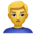 Man Pouting Emoji Huawei