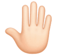 Raised Back Of Hand Emoji Huawei