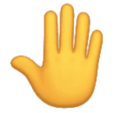 Raised Back Of Hand Emoji Huawei