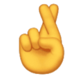 Crossed Fingers Emoji Huawei