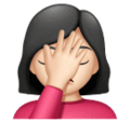 Woman Facepalming Emoji Huawei