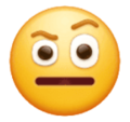 Face With Raised Eyebrow Emoji Huawei