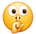 Shushing Face Emoji Huawei