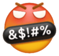Face With Symbols On Mouth Emoji Huawei