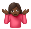 Woman Shrugging Emoji Huawei