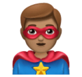 Man Superhero Emoji Huawei