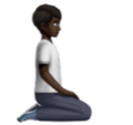 Person Kneeling Facing Right Emoji Huawei